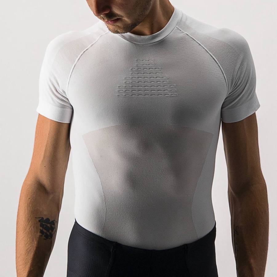 Castelli CORE SEAMLESS SS Grundschicht Herren Weiß | 17934-QREB