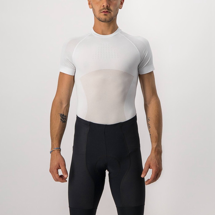 Castelli CORE SEAMLESS SS Grundschicht Herren Weiß | 17934-QREB