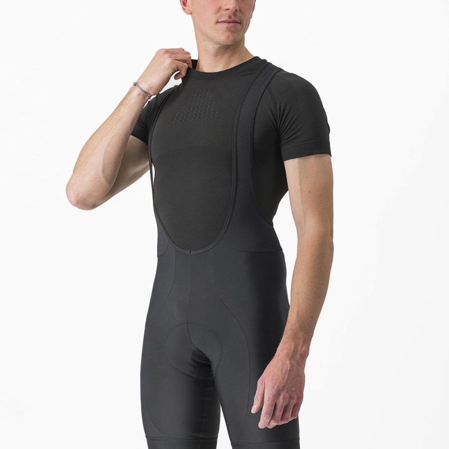 Castelli CORE SEAMLESS SS Grundschicht Herren Schwarz | 16098-DMRL