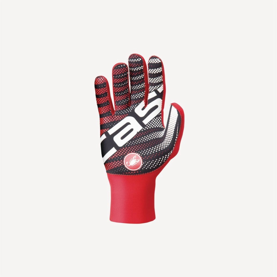 Castelli DILUVIO C Handschuhe Herren Rot | 94038-JUCV