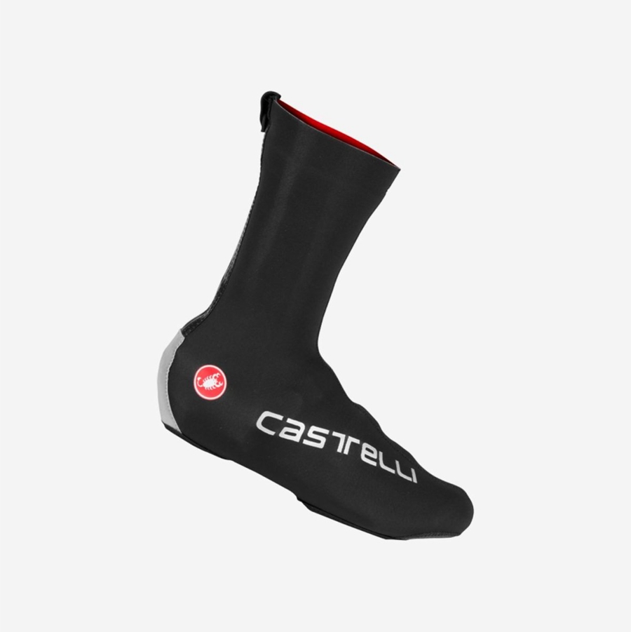 Castelli DILUVIO PRO Überschuhe Damen Schwarz | 76410-GOHD