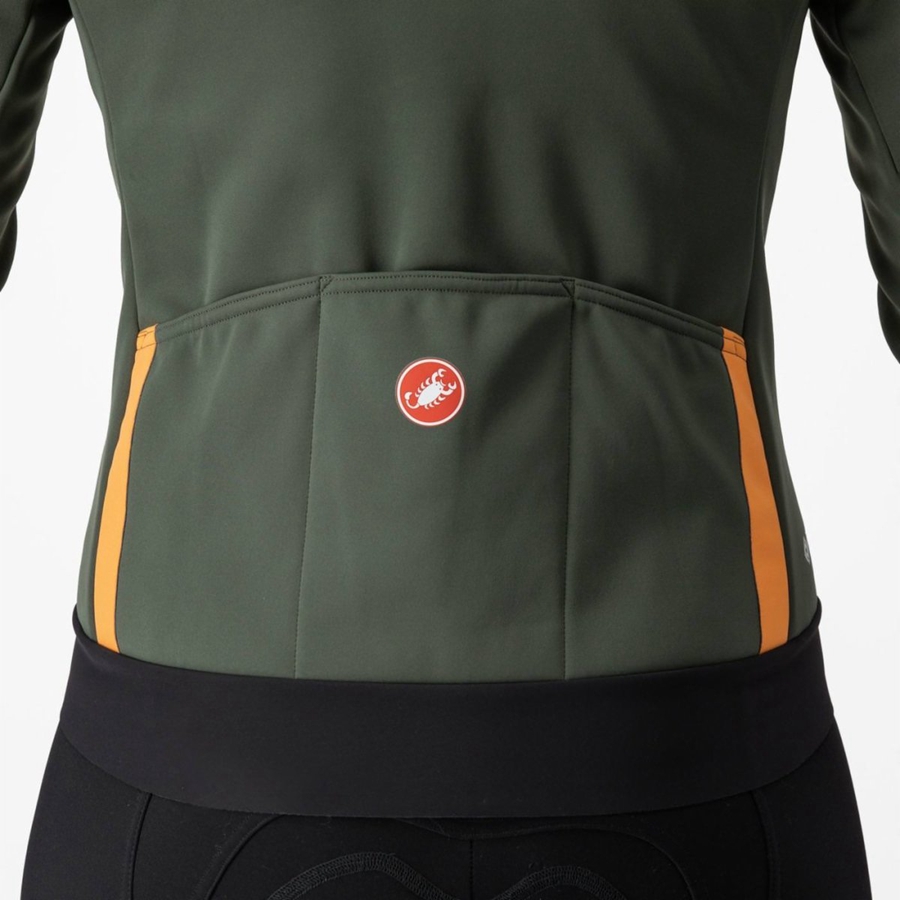 Castelli DINAMICA 2 Jacken Damen Grün | 67102-KPWO