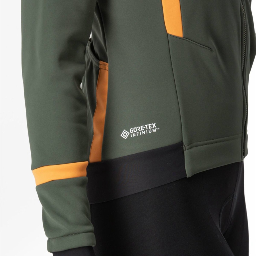 Castelli DINAMICA 2 Jacken Damen Grün | 67102-KPWO