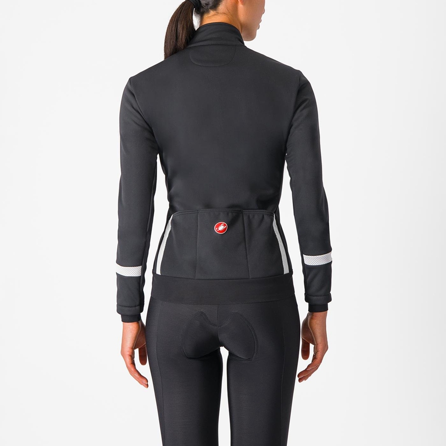 Castelli DINAMICA 2 Jacken Damen Schwarz Weiß | 63751-RBZS