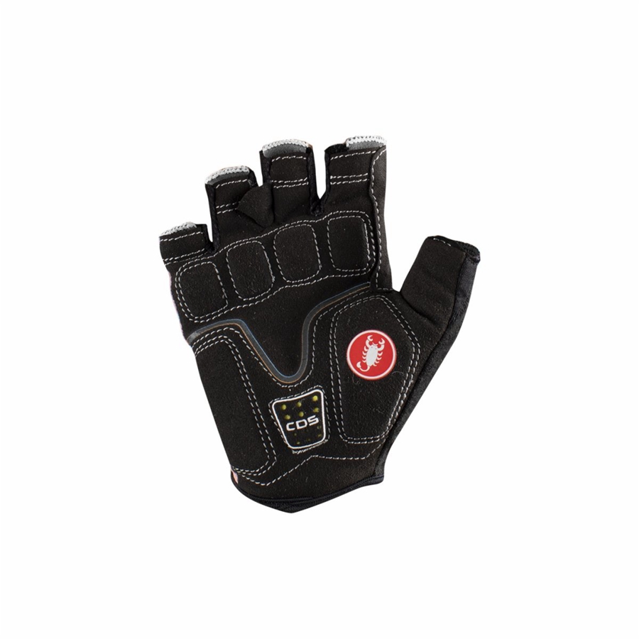 Castelli DOLCISSIMA 2 W Handschuhe Damen Weiß Dunkelgrau Silber Grau | 15962-EXVI