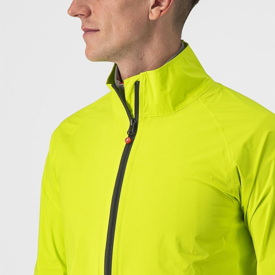 Castelli EMERGENCY 2 RAIN Schutz Herren Hellgrün | 67941-ODVC