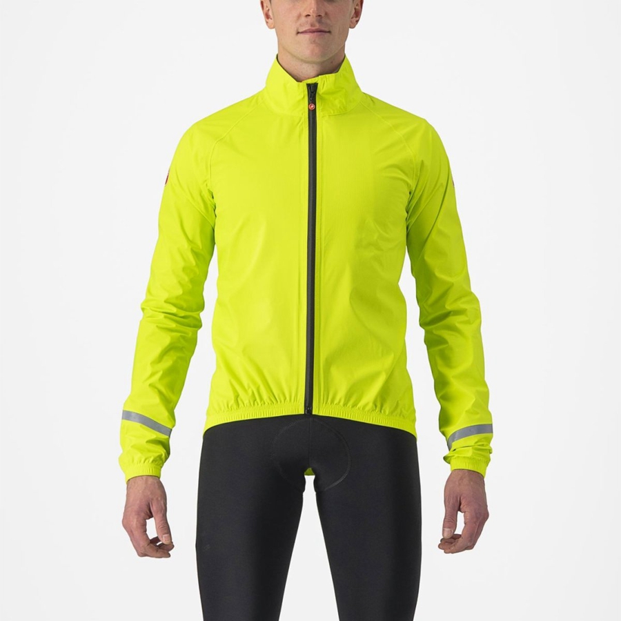 Castelli EMERGENCY 2 RAIN Schutz Herren Hellgrün | 67941-ODVC