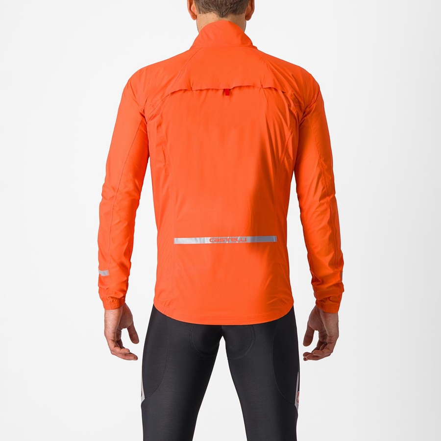 Castelli EMERGENCY 2 RAIN Schutz Herren Orange | 92467-NOPY