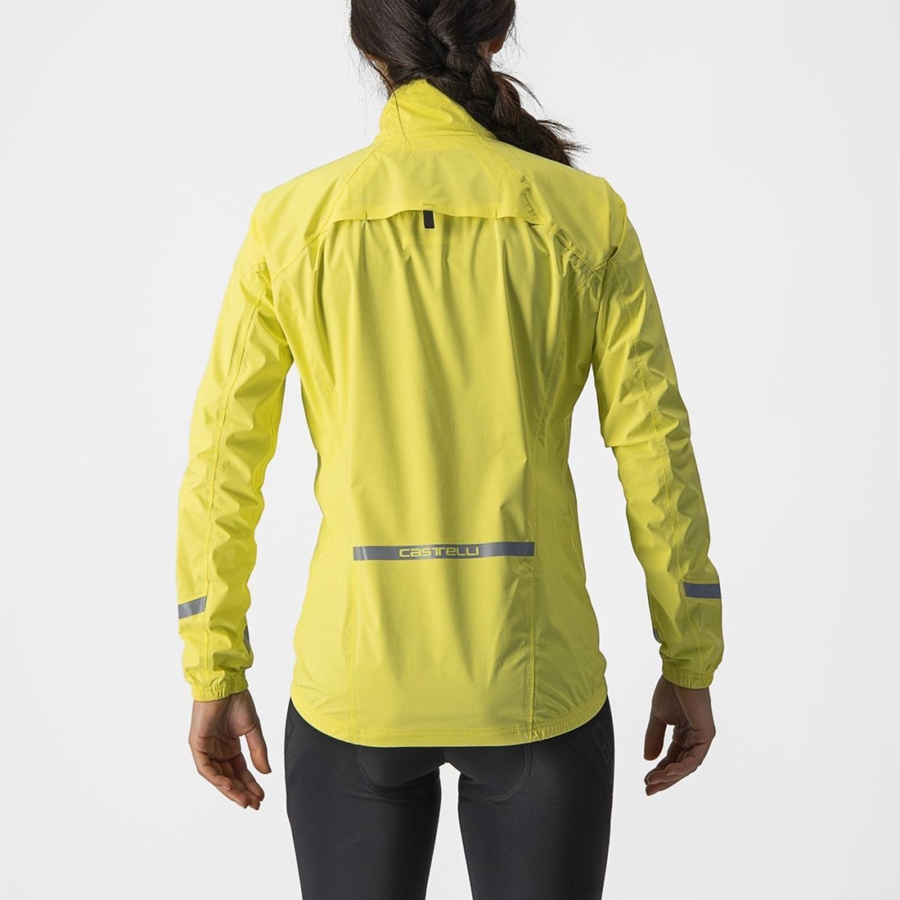 Castelli EMERGENCY 2 W RAIN Schutz Damen Gelb | 03172-NKVU