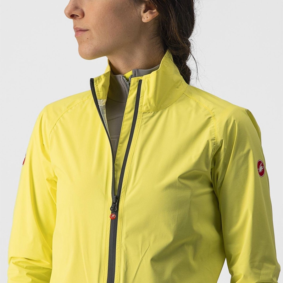 Castelli EMERGENCY 2 W RAIN Schutz Damen Gelb | 03172-NKVU