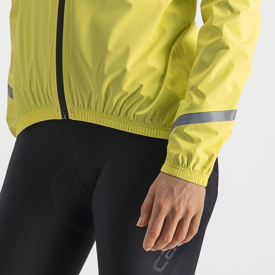 Castelli EMERGENCY 2 W RAIN Schutz Damen Gelb | 03172-NKVU