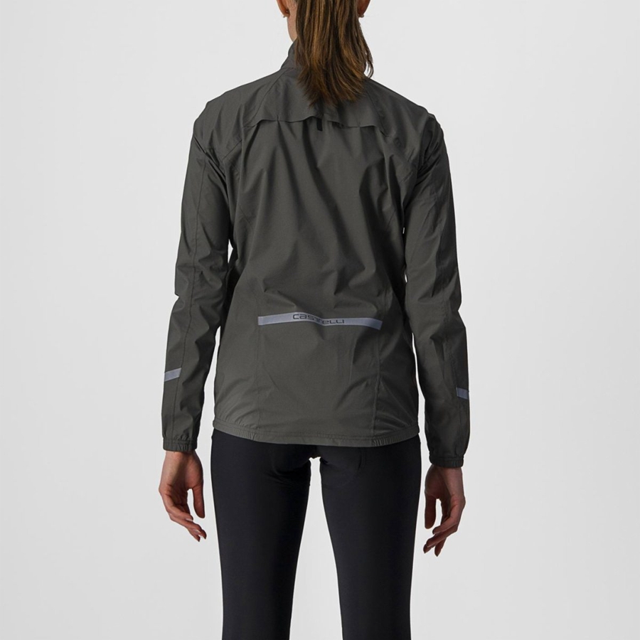 Castelli EMERGENCY 2 W RAIN Schutz Damen Grün | 35891-WCXL