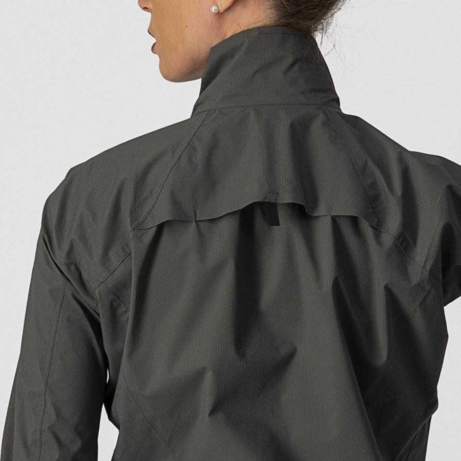 Castelli EMERGENCY 2 W RAIN Schutz Damen Grün | 35891-WCXL