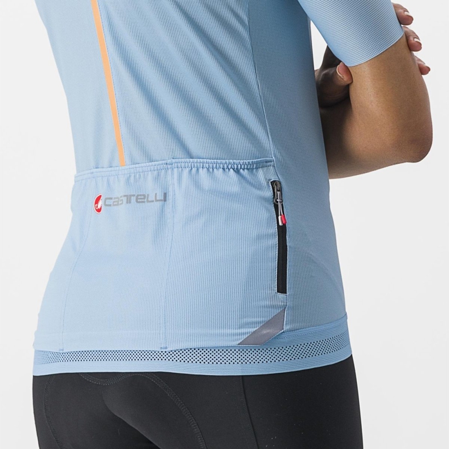 Castelli ENDURANCE W Trikot Damen Blau | 31246-YGAQ