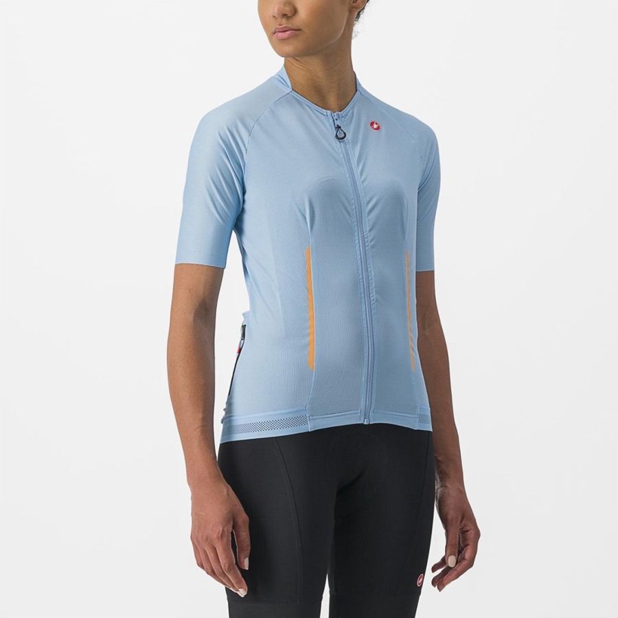 Castelli ENDURANCE W Trikot Damen Blau | 31246-YGAQ