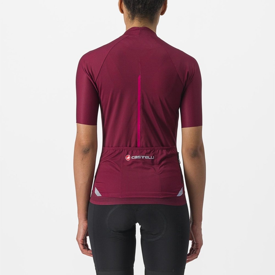 Castelli ENDURANCE W Trikot Damen Bordeaux | 13256-ZANQ