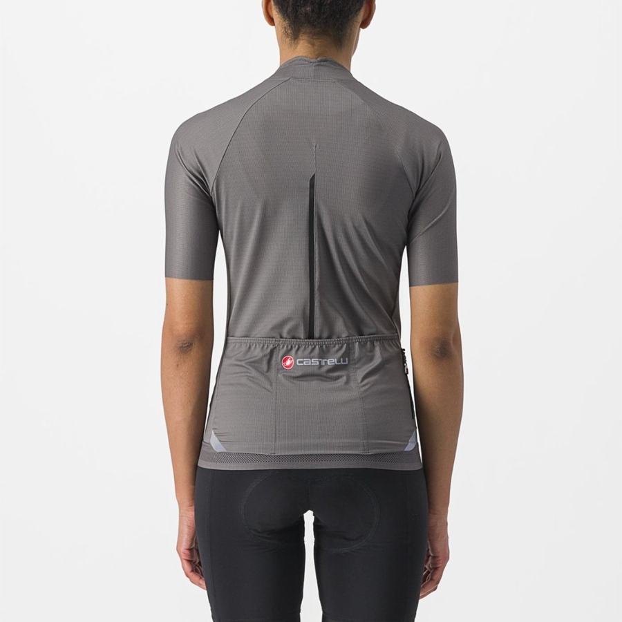 Castelli ENDURANCE W Trikot Damen Grau | 54369-OZSF