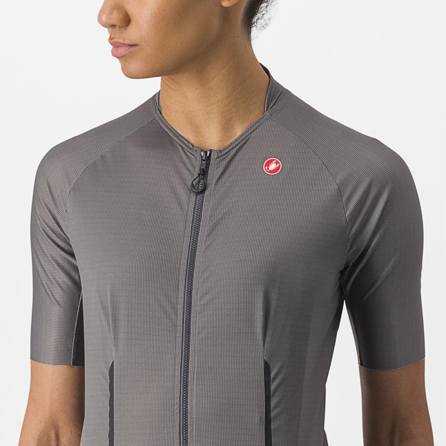 Castelli ENDURANCE W Trikot Damen Grau | 54369-OZSF