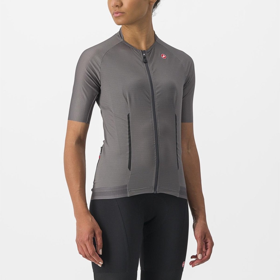 Castelli ENDURANCE W Trikot Damen Grau | 54369-OZSF