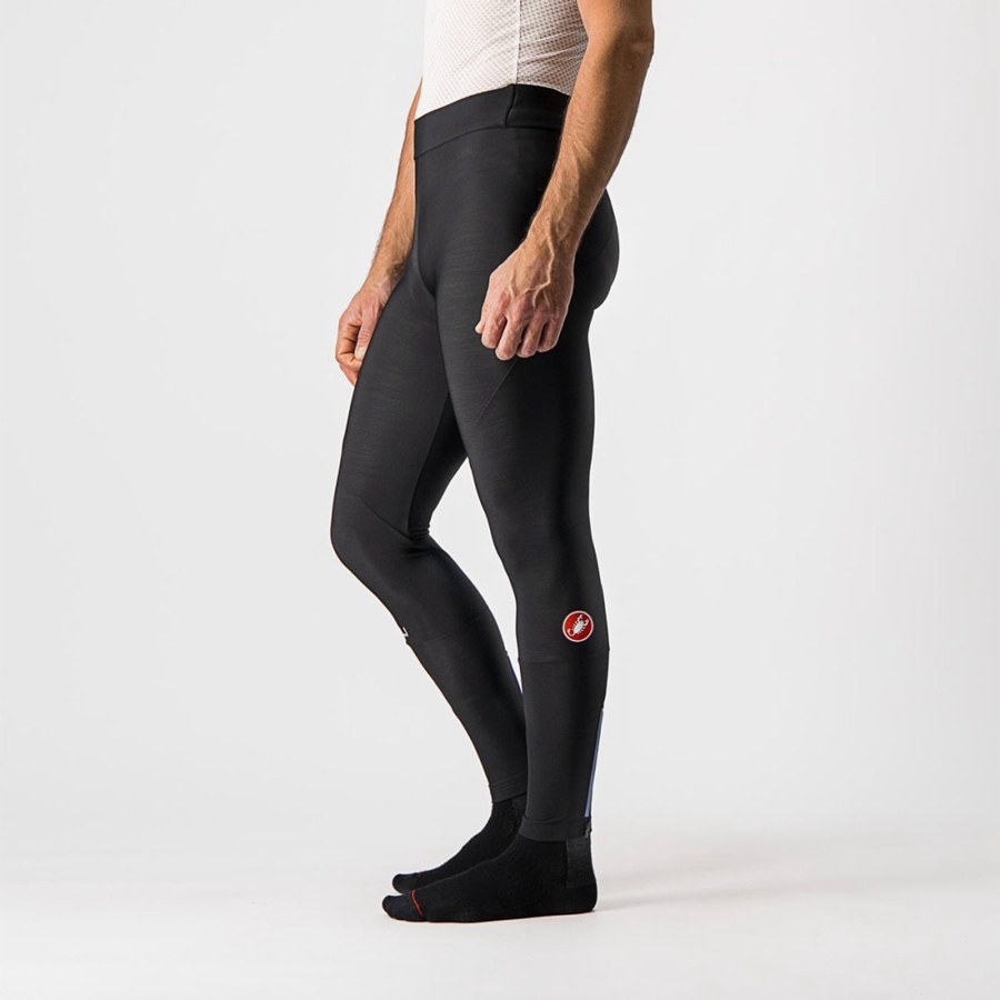 Castelli ENTRATA NO PAD Leggings Herren Schwarz | 79621-JXCA