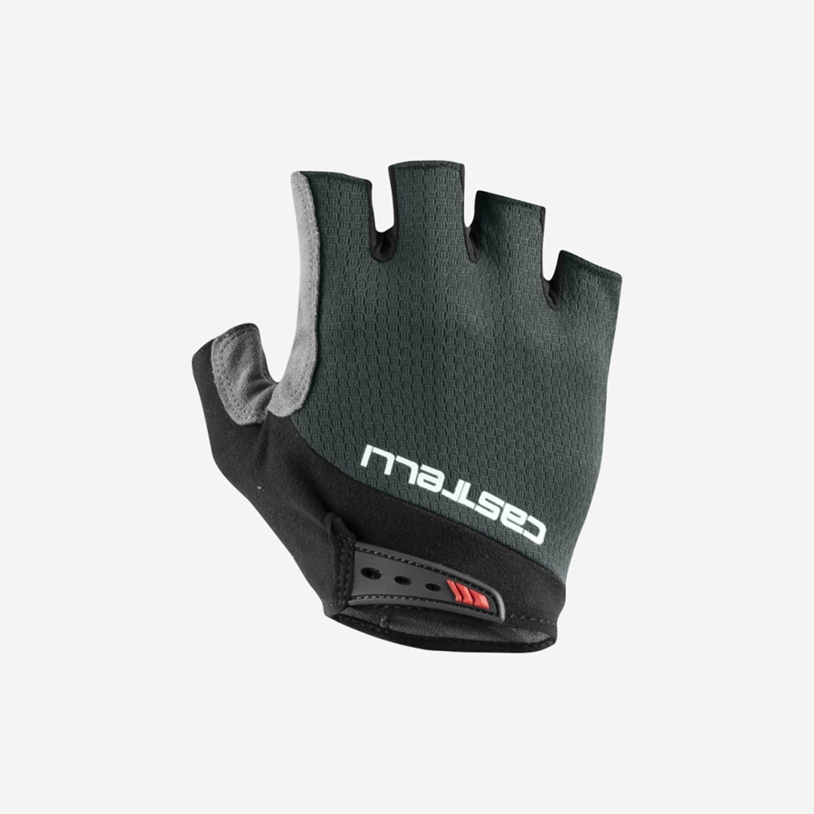 Castelli ENTRATA V Handschuhe Herren Olivgrün | 01429-CQED