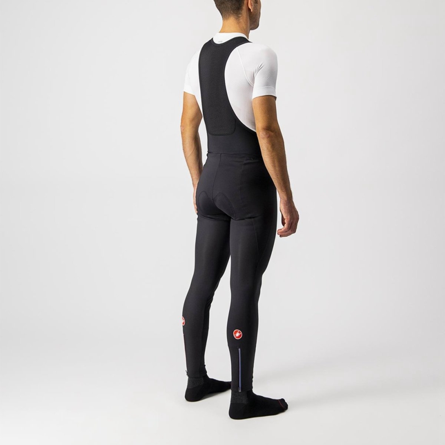 Castelli ENTRATA WIND Strumpfhose Mit Latz Herren Schwarz | 91453-ROAD