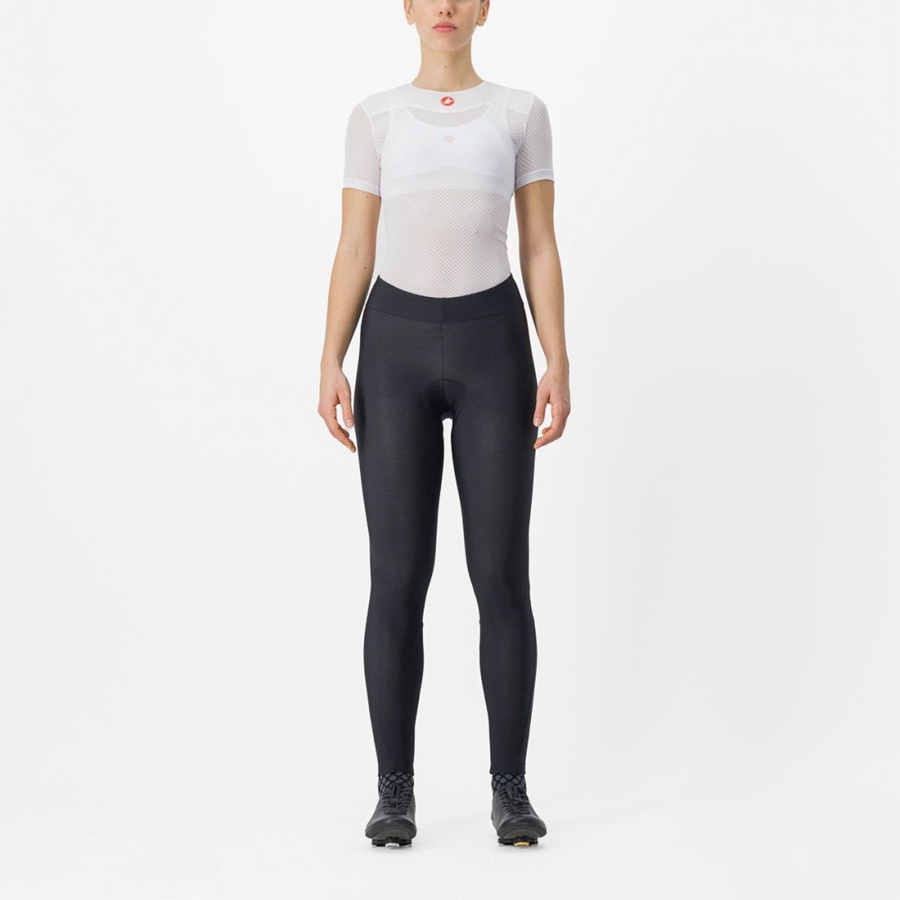 Castelli ENTRATA W Leggings Damen Schwarz | 27031-EMUV