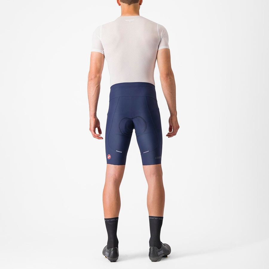 Castelli ESPRESSO Kurze Hose Herren Blau | 18647-DBMQ