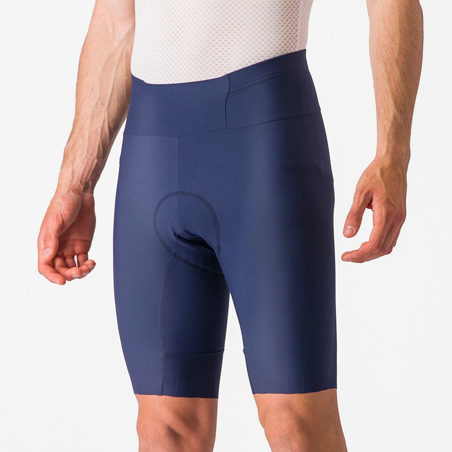 Castelli ESPRESSO Kurze Hose Herren Blau | 18647-DBMQ