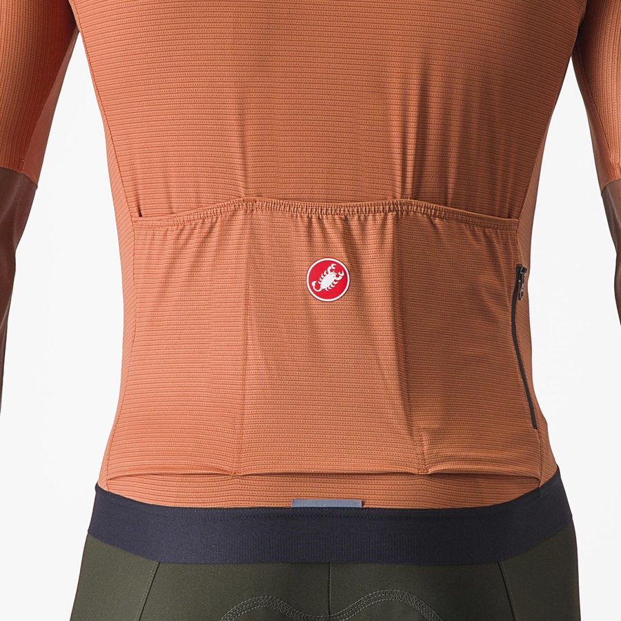 Castelli ESPRESSO Trikot Herren Beige Dunkelgrau | 79140-OJRG