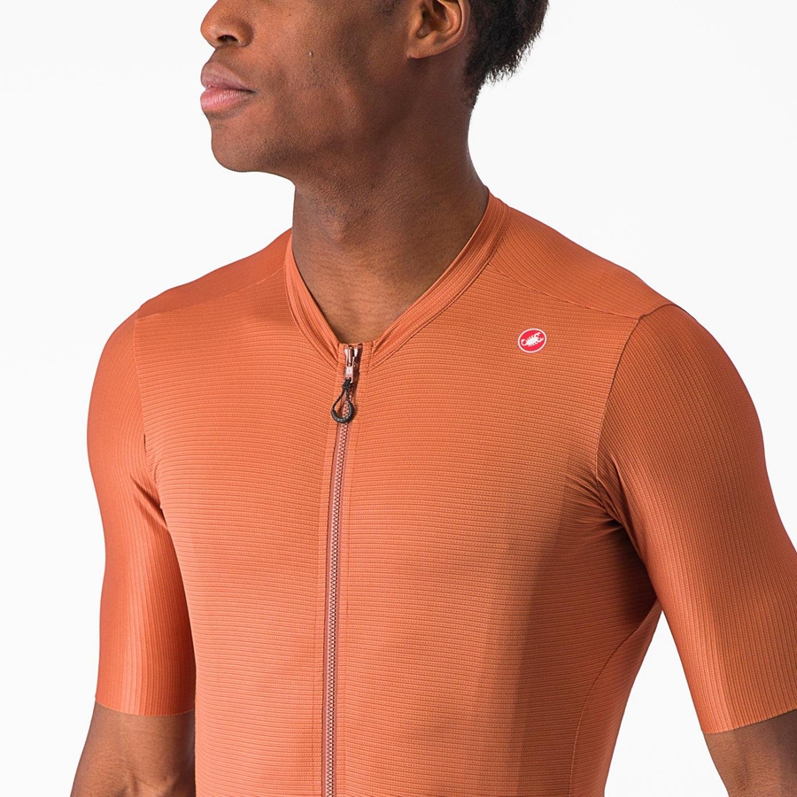 Castelli ESPRESSO Trikot Herren Beige Dunkelgrau | 79140-OJRG