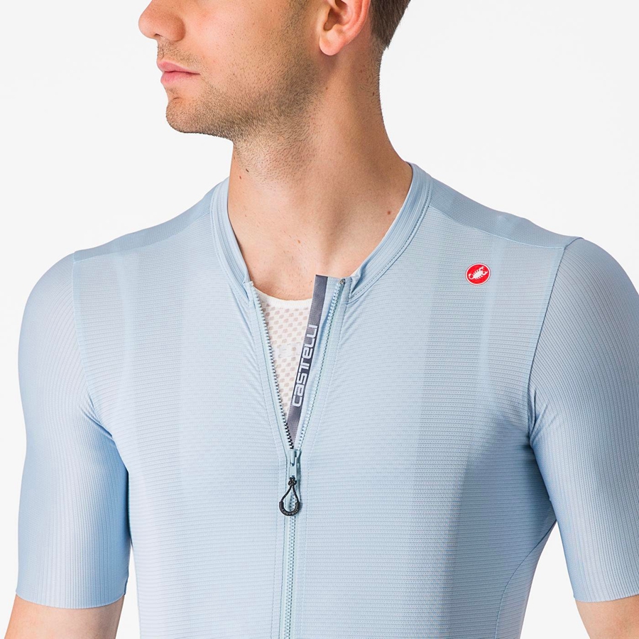 Castelli ESPRESSO Trikot Herren Blau Blau | 51942-RCAD