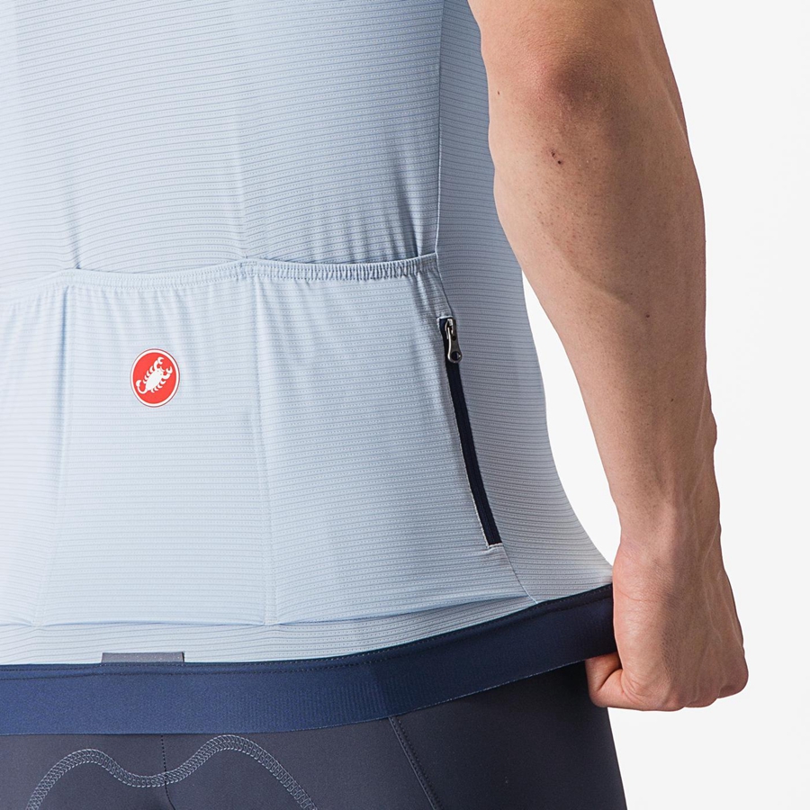 Castelli ESPRESSO Trikot Herren Blau Blau | 51942-RCAD