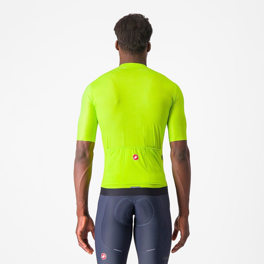 Castelli ESPRESSO Trikot Herren Hellgrün Tiefesgrün | 35047-CJIT