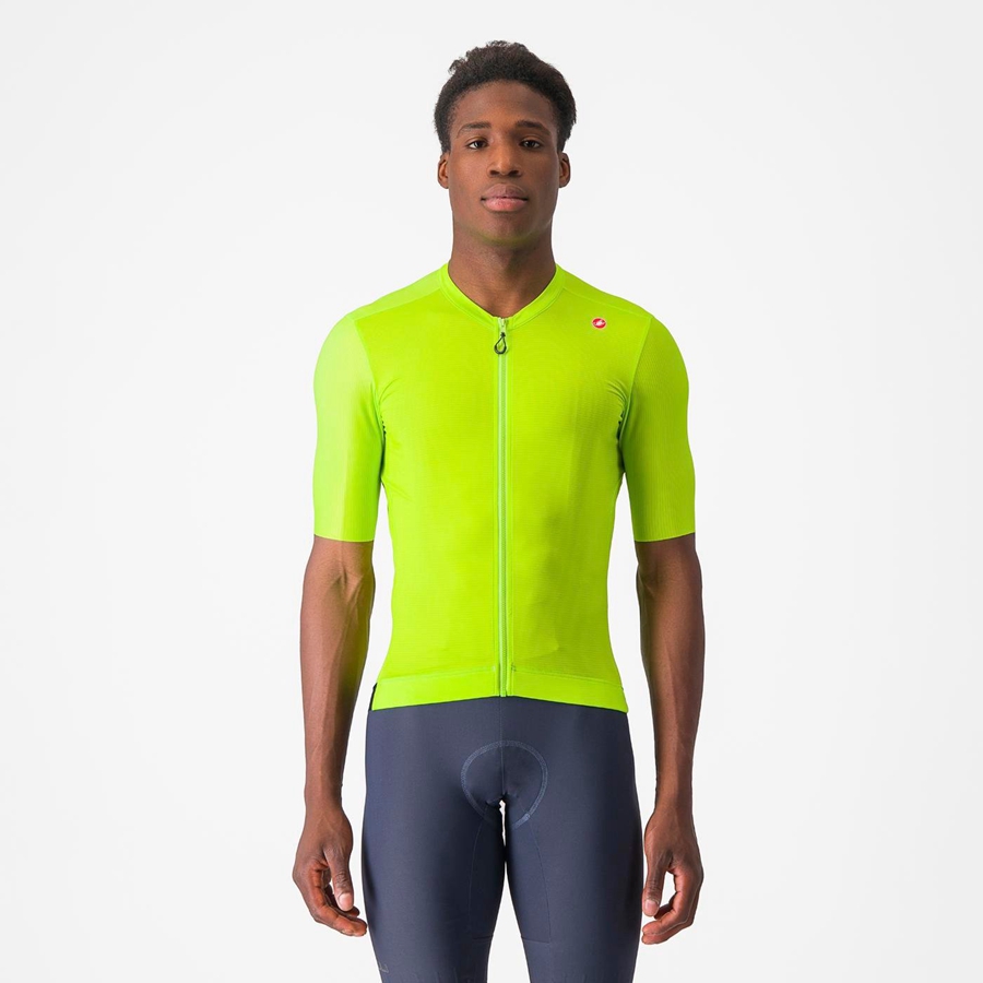 Castelli ESPRESSO Trikot Herren Hellgrün Tiefesgrün | 35047-CJIT