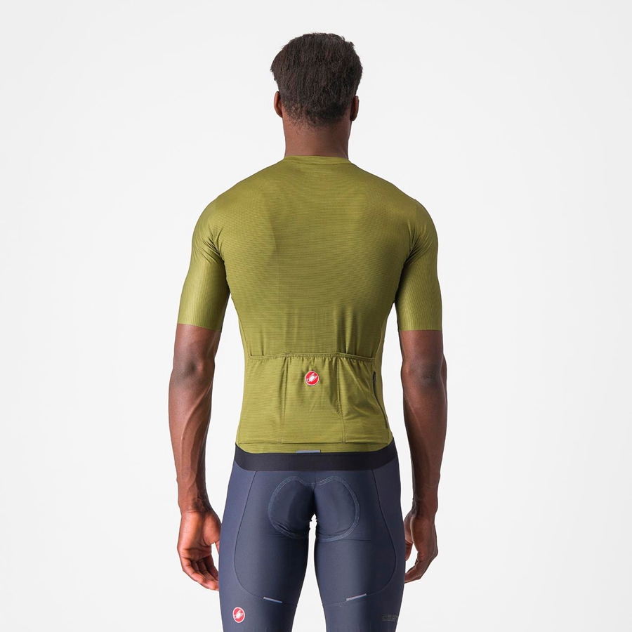 Castelli ESPRESSO Trikot Herren Olivgrün Hellgrün | 50918-HSBV