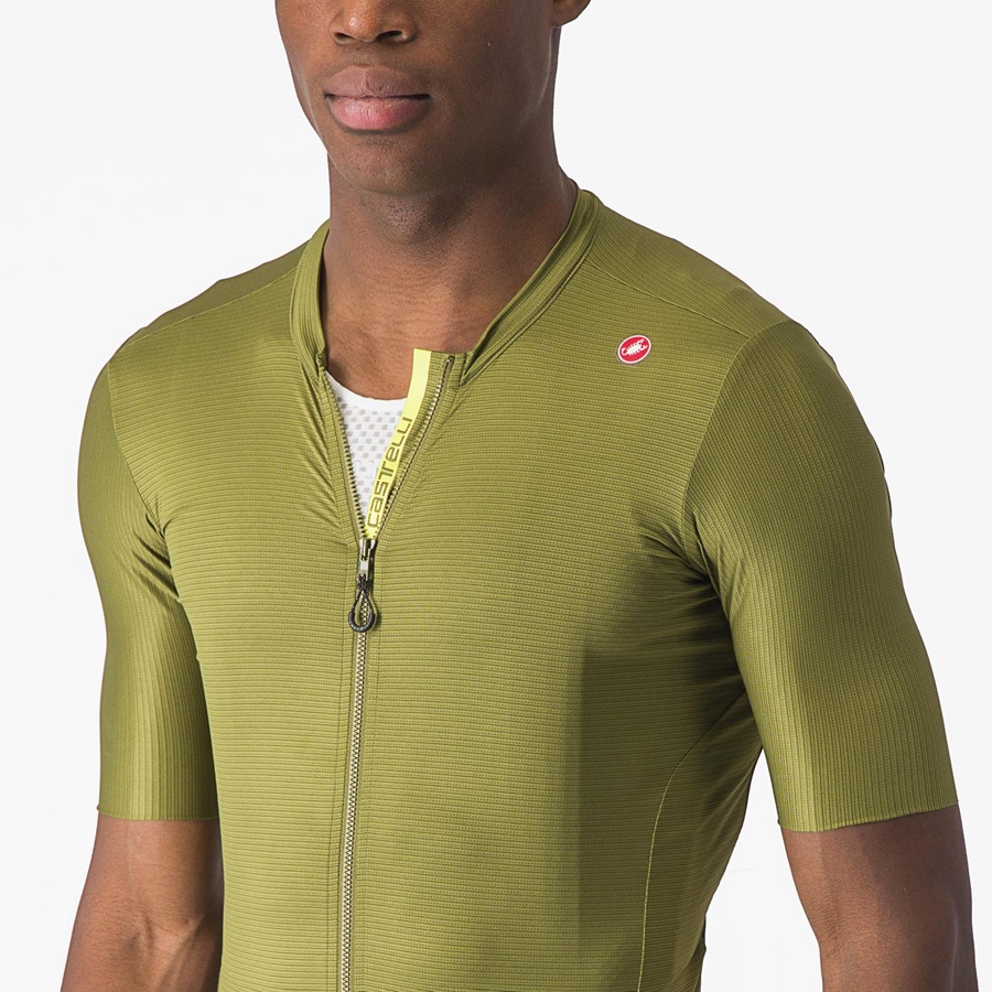 Castelli ESPRESSO Trikot Herren Olivgrün Hellgrün | 50918-HSBV