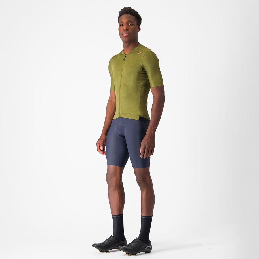 Castelli ESPRESSO Trikot Herren Olivgrün Hellgrün | 50918-HSBV