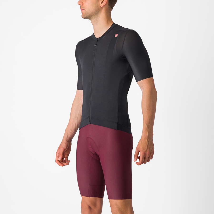 Castelli ESPRESSO Trikot Herren Schwarz Dunkelgrau | 12745-BDMN