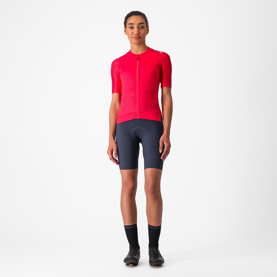 Castelli ESPRESSO W Trikot Damen Dunkelgrau | 20413-EUXI