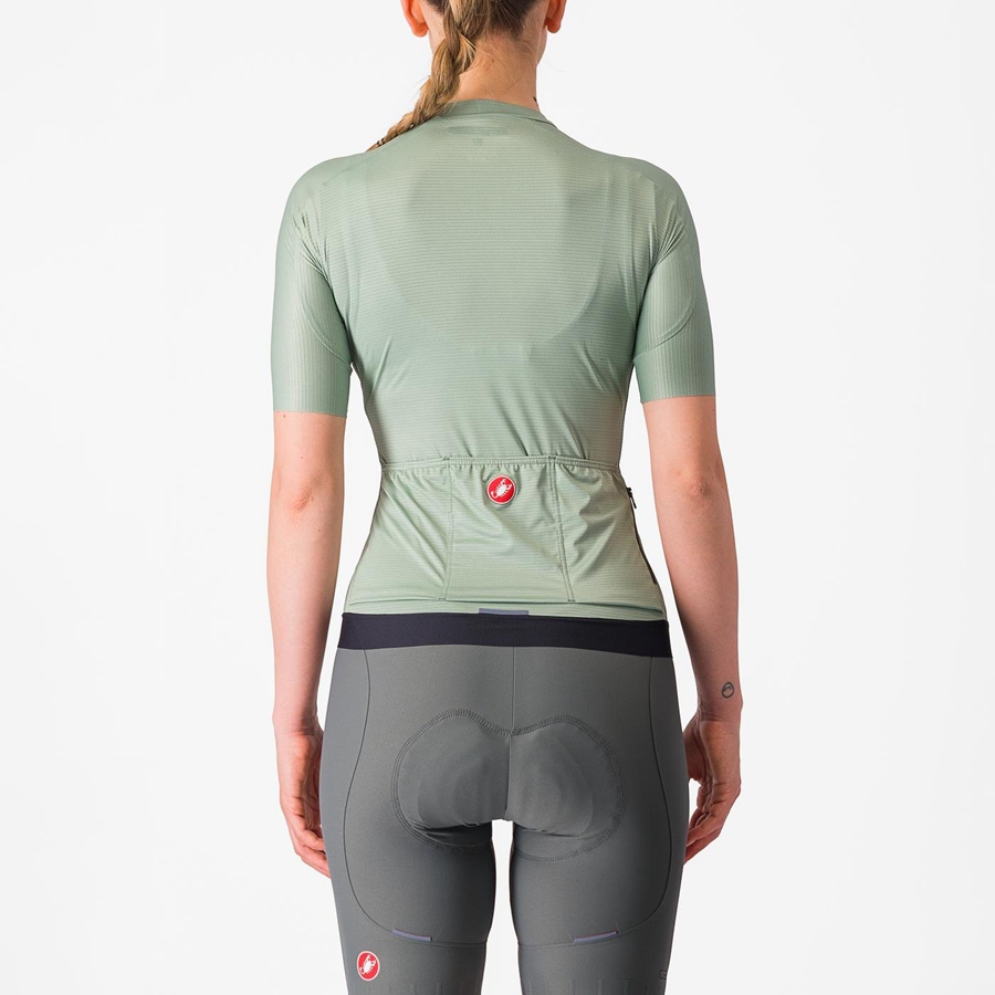 Castelli ESPRESSO W Trikot Damen Grün Tiefesgrün | 50172-OMXY