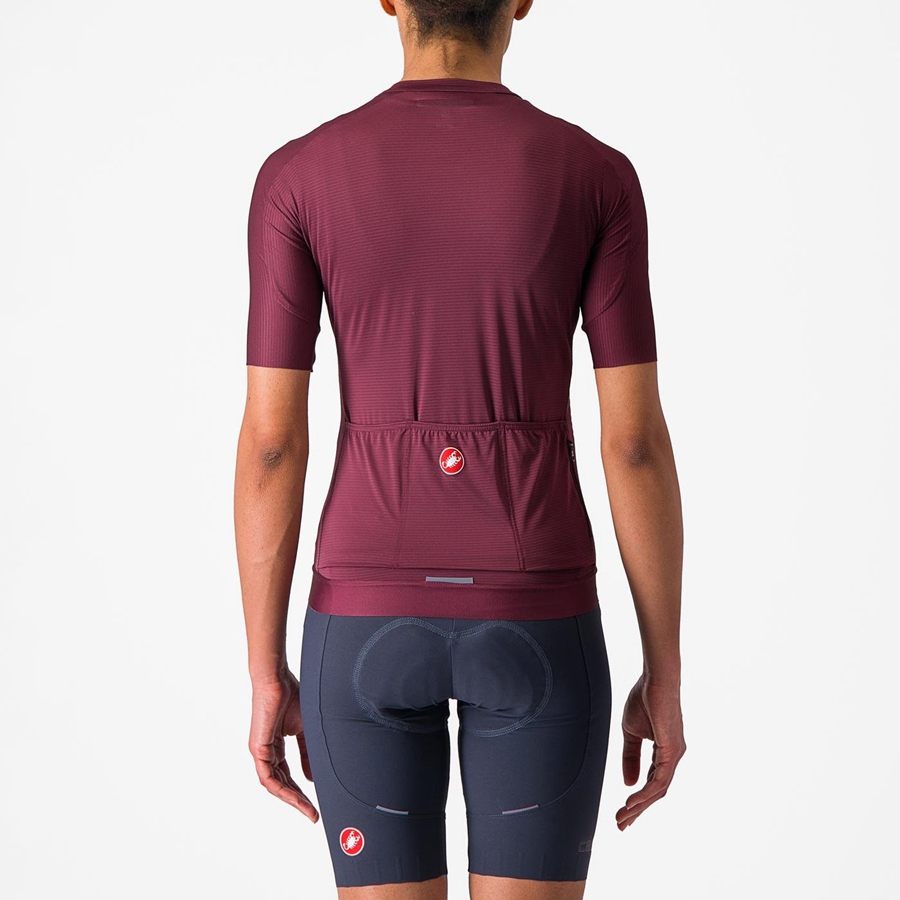 Castelli ESPRESSO W Trikot Damen Tiefesbordeaux Tiefesbordeaux | 26893-ZEFJ