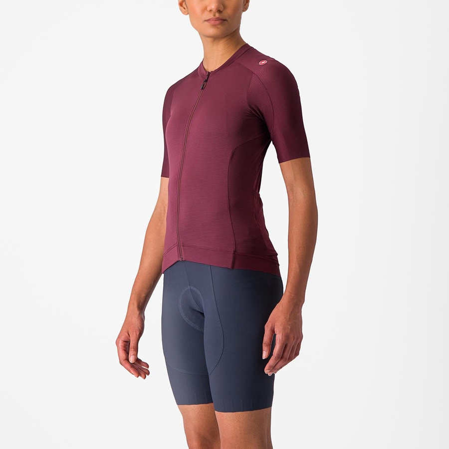 Castelli ESPRESSO W Trikot Damen Tiefesbordeaux Tiefesbordeaux | 26893-ZEFJ