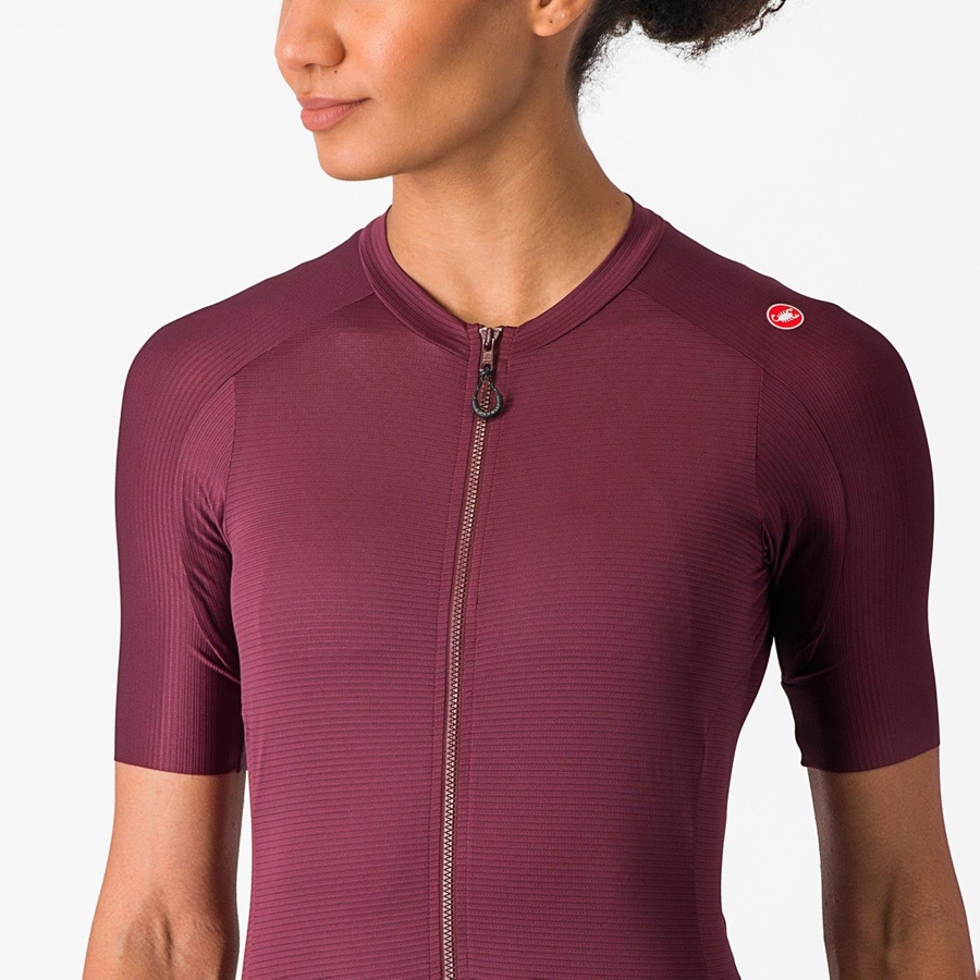 Castelli ESPRESSO W Trikot Damen Tiefesbordeaux Tiefesbordeaux | 26893-ZEFJ