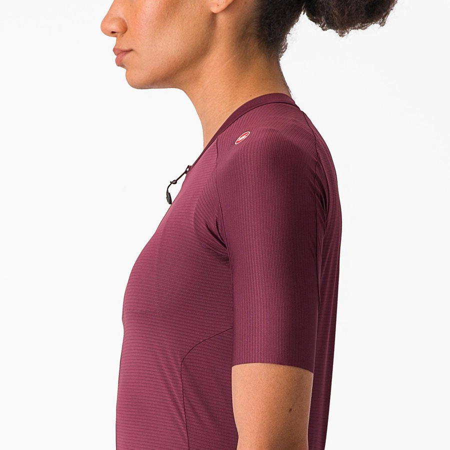 Castelli ESPRESSO W Trikot Damen Tiefesbordeaux Tiefesbordeaux | 26893-ZEFJ