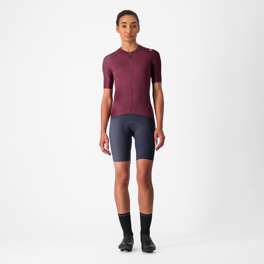 Castelli ESPRESSO W Trikot Damen Tiefesbordeaux Tiefesbordeaux | 26893-ZEFJ