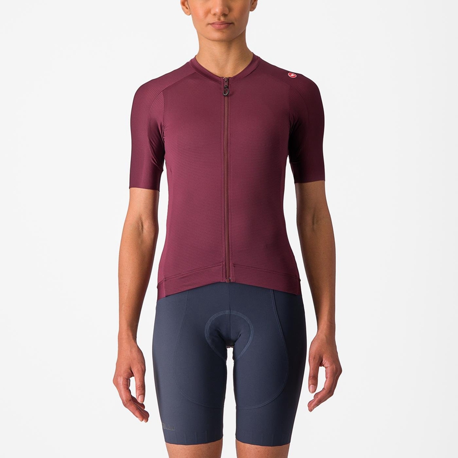 Castelli ESPRESSO W Trikot Damen Tiefesbordeaux Tiefesbordeaux | 26893-ZEFJ