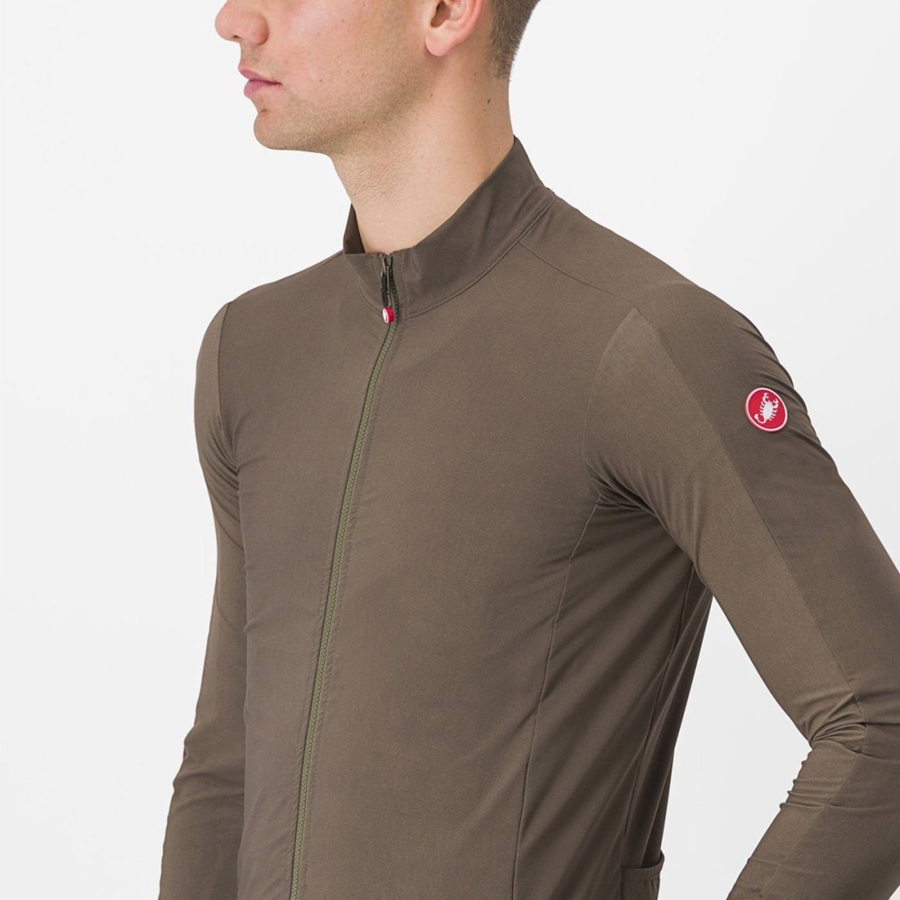 Castelli FLIGHT AIR Trikot Herren Braun | 31089-SNUO