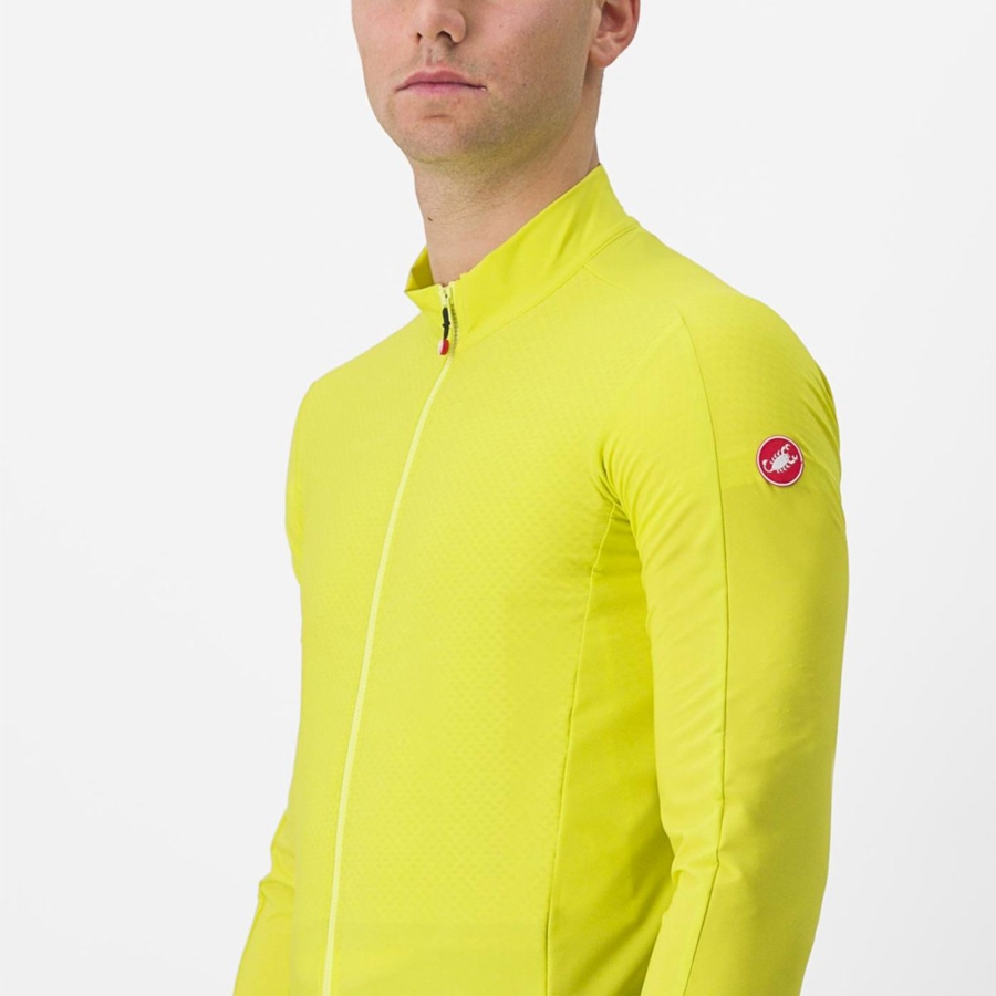 Castelli FLIGHT AIR Trikot Herren Gelb | 83159-YWFX