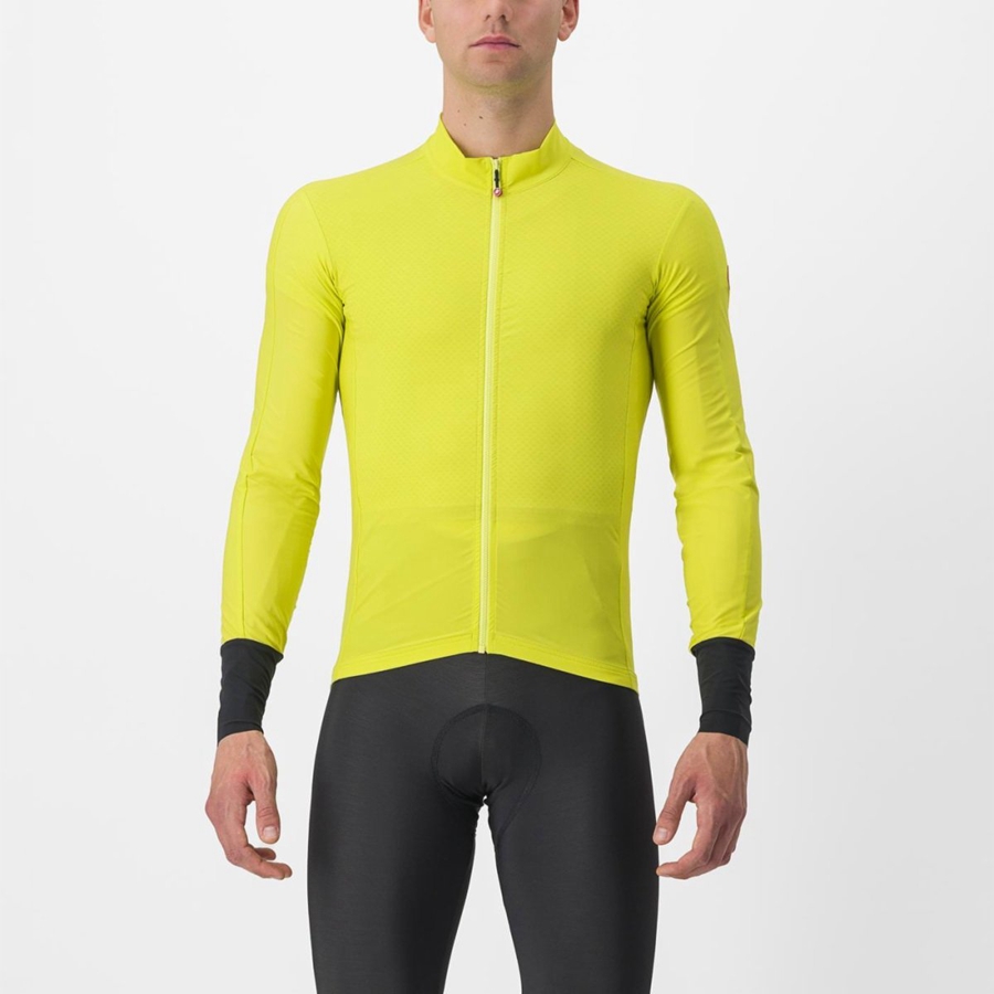 Castelli FLIGHT AIR Trikot Herren Gelb | 83159-YWFX